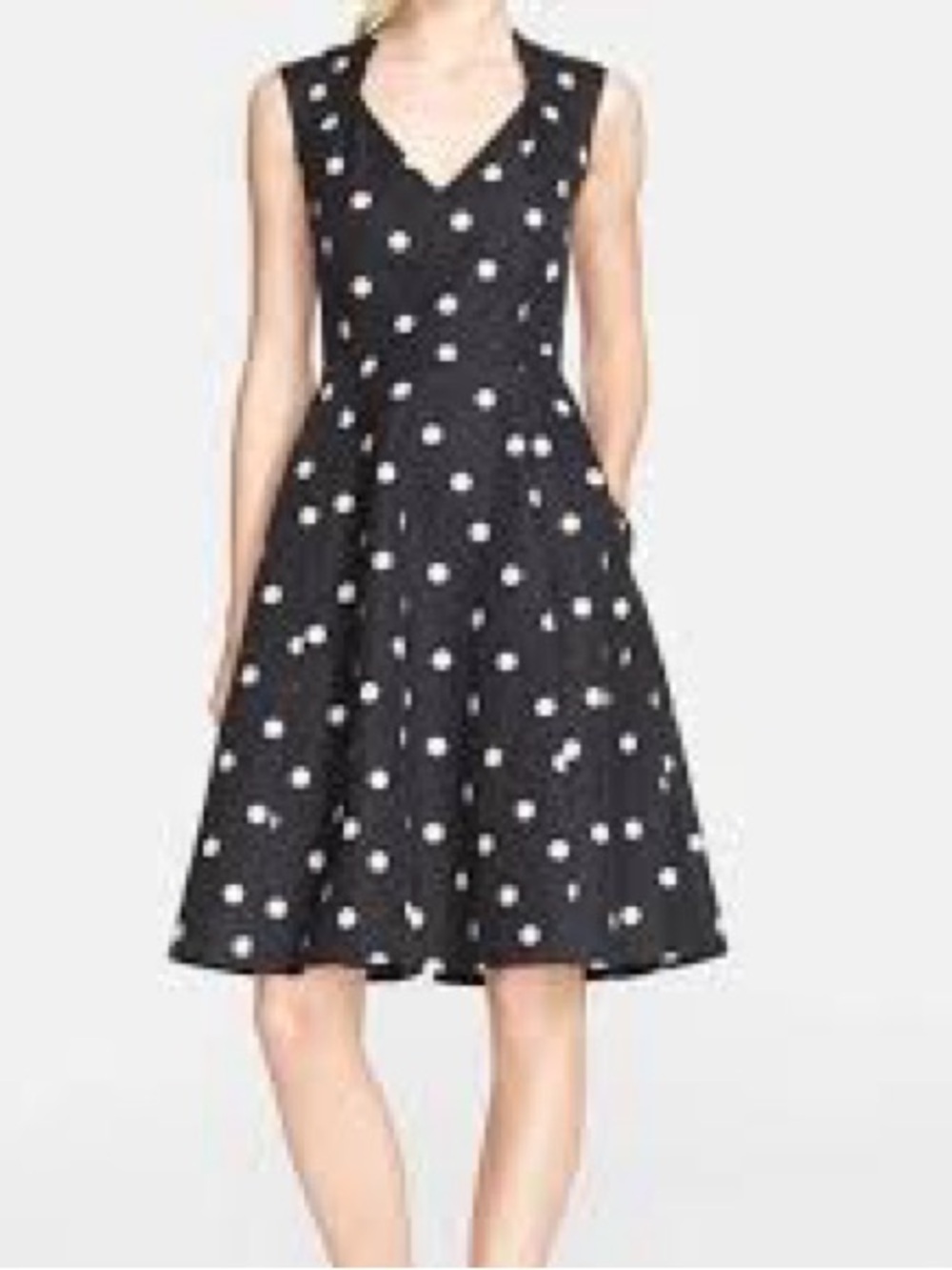 Kate Spade Deco Dot A Line Dress